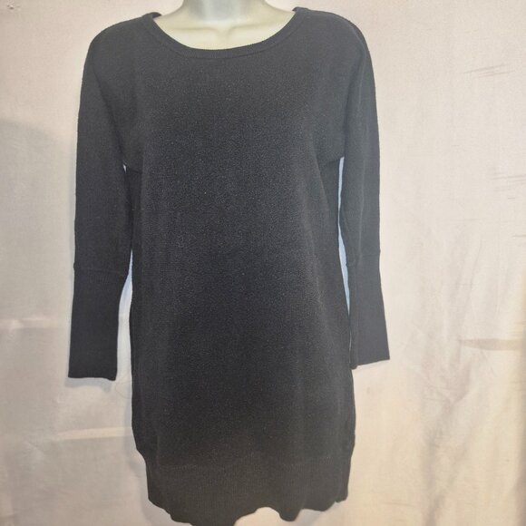 GAP stylish Black sweater dress/ long top in size xs - Picture 2 of 14